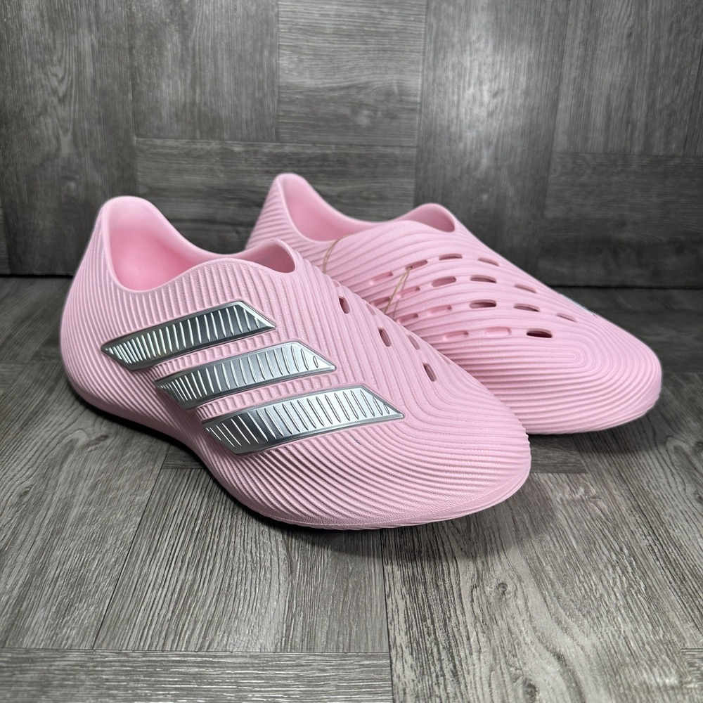 Adidas Purechill xJ Slip On Kids Size 3 Pink Silver Athletic Shoes NEW KJ8112 - Picture 5 of 9